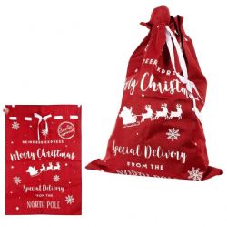SAC CADEAU - POCHE DU PÈRE-NOËL (40